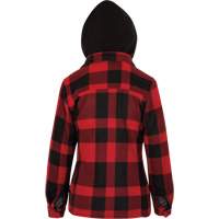 415RBW Quilted Hooded Shirt, Women's, X-Small, Multi-Colour Brunswick Fyr & Safety