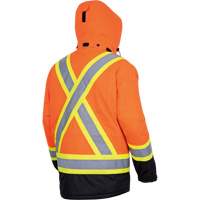 5407 Waterproof Insulated Heated Safety Jacket, Men's, Small, High-Visibility Orange Brunswick Fyr & Safety