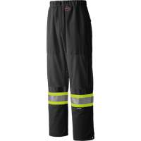 6003BKP Traffic Safety Pants, Polyester, Small, Black Brunswick Fyr & Safety