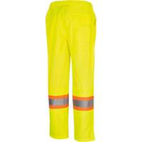 5999PW Women's  Traffic Safety Pants, Polyester, X-Small, High Visibility Lime-Yellow Brunswick Fyr & Safety