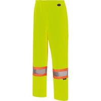 5629W Women's Waterproof Bib Pants, Polyester/Polyurethane, X-Small, High Visibility Lime-Yellow Brunswick Fyr & Safety