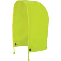 5401H Capuchon pour manteau de s&eacute;curit&eacute; imperm&eacute;able haute visibilit&eacute; ind&eacute;chirable en 300D trilob&eacute;, Jaune lime haute visibilit&eacute;, Polyester Brunswick Fyr & Safety