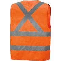 6885 High-Visibility Tricot Safety Vest, High Visibility Orange, Small, Polyester Brunswick Fyr & Safety