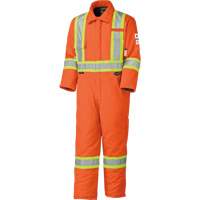 Combinaison de sécurité à haute visibilité ignifuge et anti-arcs électriques, Taille T-petit, Orange, 58 cal/cm² SHI240 | Brunswick Fyr & Safety