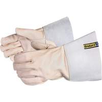 Welder's Gloves with Kevlar&reg; Sewn Out-Seams, Split Cowhide, Size 7 Brunswick Fyr & Safety