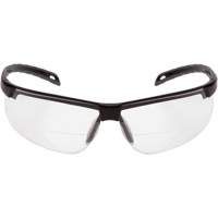Lunettes de lecture H2MAX avec monture noire, Antibu&eacute;e, Transparent, Dioptrie 2,0 Brunswick Fyr & Safety
