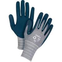 Gants &eacute;cologiques enduits et l&eacute;gers, 7, R&ecirc;vetement Mousse de nitrile, Calibre 15, Enveloppe en Polyester/rPET Brunswick Fyr & Safety