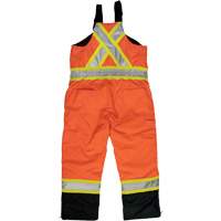 Ripstop Insulated Safety Bib Overall, Polyester, X-Small, High Visibility Orange SHI869 | Brunswick Fyr & Safety