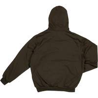 Water Repellent Fleece Pullover Hoodie, Men's, Small, Black Brunswick Fyr & Safety