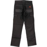 Pantalon de travail WP100, Coton/Spandex, Noir, Taille 0, Entrejambe 30 Brunswick Fyr & Safety