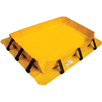 Stinger Yellow Jacket Snap-Up Spill Berm, 180 US gal. Spill Capacity, 8' L x 6' W x 8" H SHJ238 | Brunswick Fyr & Safety