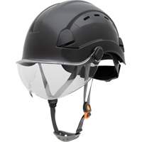 Fibre Metal Safety Helmet, Non-Vented, Ratchet, Black SHJ276 | Brunswick Fyr & Safety