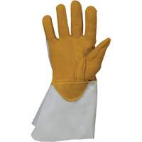 Endura&reg; 335DBP Welding Gloves, Split Cowhide/Split Elkhide, Size Small Brunswick Fyr & Safety