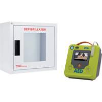 Ensemble armoire murale et défibrillateur AED 3<sup>MC</sup>, Semi-automatique, Anglais, Classe 4 SHJ775 | Brunswick Fyr & Safety
