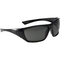 Hustler Hydrophobic Wraparound Safety Glasses, Smoke Lens, Anti-Fog/Anti-Scratch Coating, CSA Z94.3 SHK036 | Brunswick Fyr & Safety