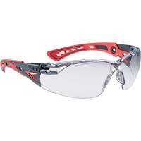 Rush+ Small Safety Glasses, Clear Lens, Anti-Fog/Anti-Scratch Coating SHK039 | Brunswick Fyr & Safety
