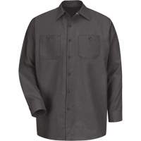 Chemise industrielle de travail &agrave; manches longues, Hommes, Moyen, Charbon Brunswick Fyr & Safety