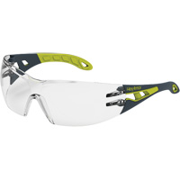 MX200 Rimless Wraparound Safety Glasses, Clear Lens, Anti-Fog/Anti-Scratch, ANSI Z87+/Meets/Exceeds CSA Z94.3 Brunswick Fyr & Safety
