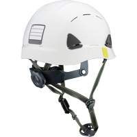 Casque de s&eacute;curit&eacute; d'escalade Fibre Metal, R&eacute;pond aux normes CSA type 2, Suspension Rochet, Ventil&eacute; Brunswick Fyr & Safety