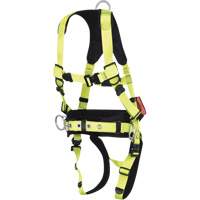 FBH-70110B PeakPro Plus Series Safety Harness with Trauma Strap, CSA Certified, Class AP, Small Brunswick Fyr & Safety