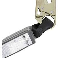 SA-5200-2.5 Shock Absorbing Lanyard, 2.5', Snap Hook Center, Snap Hook Leg Ends, Polyester Brunswick Fyr & Safety