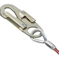 SA-5500-4 Shock Absorbing Lanyard, 4', Snap Hook Center, Snap Hook Leg Ends, Galvanized Steel Brunswick Fyr & Safety