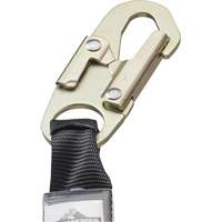 SA-55522-4 PVC-Coated Shock Absorbing Lanyard, 4', Form Hook Center, Snap Hook Leg Ends, Galvanized Steel Brunswick Fyr & Safety