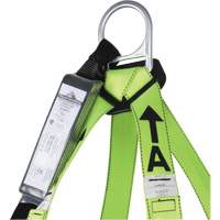 FBH-10000A6440-4 4' Class A Harness & Lanyard with 350 lbs. Capacity, Harness/Lanyard Combo Brunswick Fyr & Safety