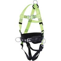 FBH10000L1020-S  Contractor Series Safety Harness with Positioning Belt, CSA Certified, Class ALP, Small Brunswick Fyr & Safety