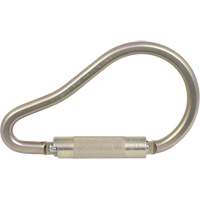 CP-04011-1 Zinc Plated Carabiner with 2" Gate Opening, Steel Brunswick Fyr & Safety
