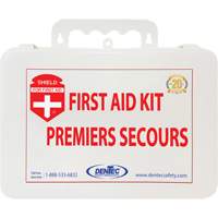 Trousse de premiers soins Shield, R&eacute;pond ou surpasse la norme CSA Z1220-24 type 2 environnements &agrave; faible risque, Petit (2-25 travailleurs) Brunswick Fyr & Safety