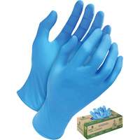 Tri-Polymer Disposable Gloves, Small, Polyethylene, 5-mil, Powder-Free, Blue Brunswick Fyr & Safety