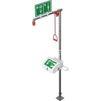 Combination Shower with Closed ABS Bowl & Botton Inlet, Pedestal Brunswick Fyr & Safety