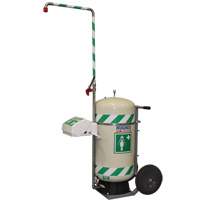 Mobile Self-Contained Emergency Safety Shower with Eye & Face Wash, 30 gal. Capacity, Meets None Brunswick Fyr & Safety