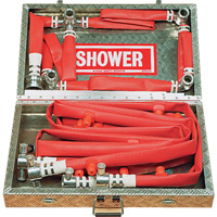 16-Nozzle Portable Decontamination Shower, Meets None Brunswick Fyr & Safety