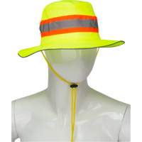 Chapeau de p&ecirc;cheur &agrave; refroidissement par &eacute;vaporation, Lime haute visibilit&eacute; Brunswick Fyr & Safety