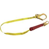 External Energy Absorber Lanyard with 2-1/4" Hook, 6', Snap Hook Center, Snap Hook Leg Ends, Polyester Brunswick Fyr & Safety