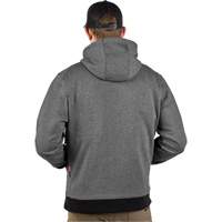 M12 Heated Hoodie (Jacket Only), Men's, Medium, Grey, Poly-Cotton Brunswick Fyr & Safety