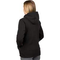 M12 Heated Hoodie with Battery, Women's, Medium, Black, Poly-Cotton Brunswick Fyr & Safety