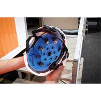 BOLT Safety Helmet Cooling Liner, Blue Brunswick Fyr & Safety