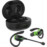 &eacute;couteurs Bluetooth UltraComm Aware noir & vert Brunswick Fyr & Safety