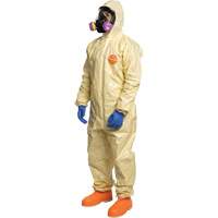 Tychem&reg; 6000 SFR Coverall, Size Small, Khaki Brunswick Fyr & Safety