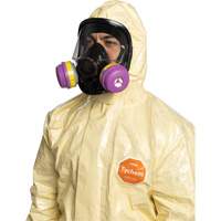 Tychem&reg; 6000 SFR Coverall, Size Small, Khaki Brunswick Fyr & Safety