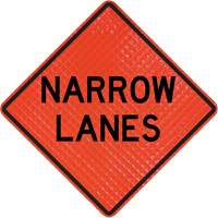 Enseigne enroulable Quadra Flex avec symbole de contr&ocirc;leur de la circulation Brunswick Fyr & Safety