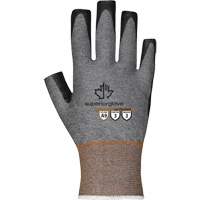 Ultra-Thin Open-Finger Gloves, Size 5, 21 Gauge, Nitrile Coated, TenActiv Shell, ASTM ANSI Level A9 Brunswick Fyr & Safety
