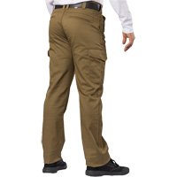 Big Flex Cargo Pants, Poly-Cotton/Spandex, Military Olive Green, Size 28, 30 Inseam Brunswick Fyr & Safety