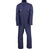 Westex UltraSoft&reg; Welder's Coverall - Regular, Size Small, Navy Blue Brunswick Fyr & Safety