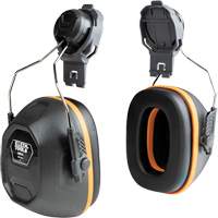 Cache-oreilles pour casques de s&eacute;curit&eacute;, Fixation pour casque, 27 NRR dB Brunswick Fyr & Safety