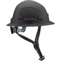 Casque Fibre Metal de style escalade avec bordure compl&egrave;te, R&eacute;pond aux normes CSA type 2, Suspension Rochet, Non ventil&eacute; Brunswick Fyr & Safety