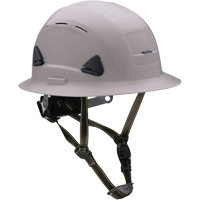 Casque Fibre Metal de style escalade avec bordure compl&egrave;te, R&eacute;pond aux normes CSA type 2, Suspension Rochet, Ventil&eacute; Brunswick Fyr & Safety
